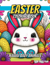 Easter Coloring Book: Kawaii Baby Animals