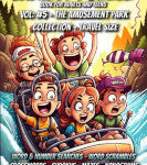 Variety Puzzle Book for Adults and Teens: The Amusement Park Collection - Travel size