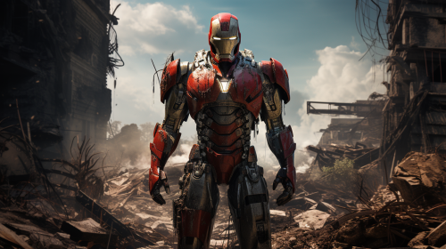 Ironman standing in front 