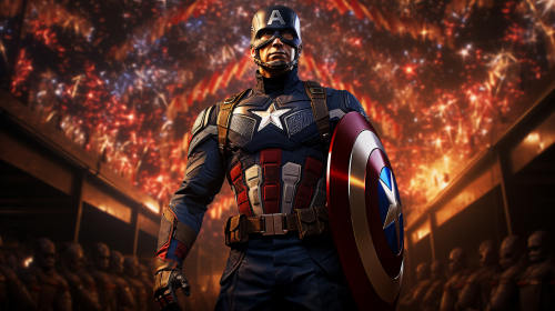 Captain America, God bless America.